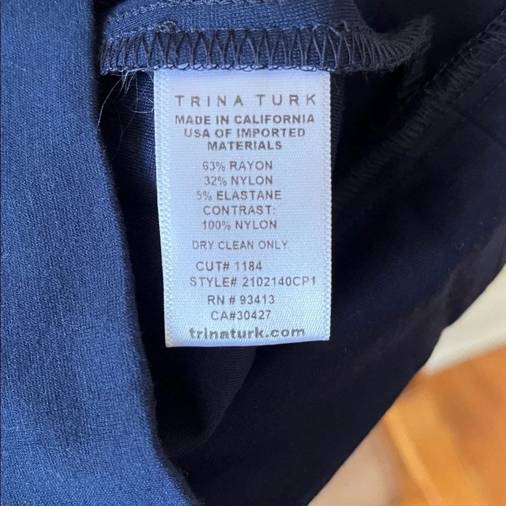 Trina Turk navy sweatshirt - Picture 4 of 4